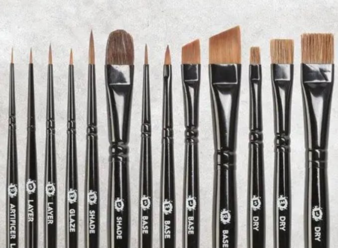Which miniature brushes should I use?
