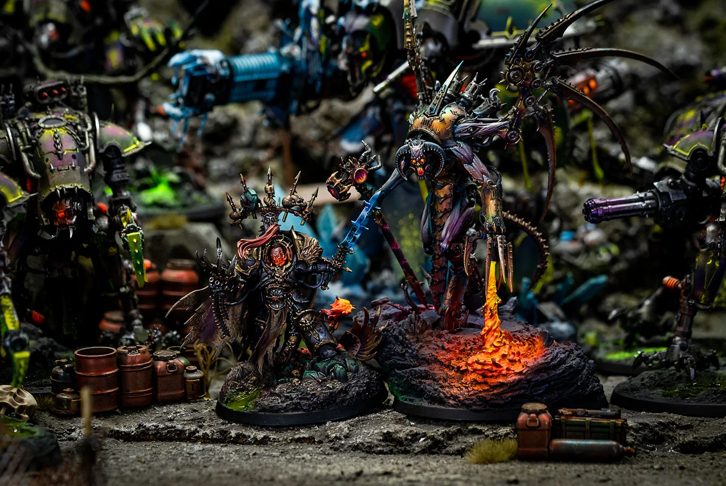 Abaddon and Vashtorr - Chaos Chaos Knights 40k Ice&Poison