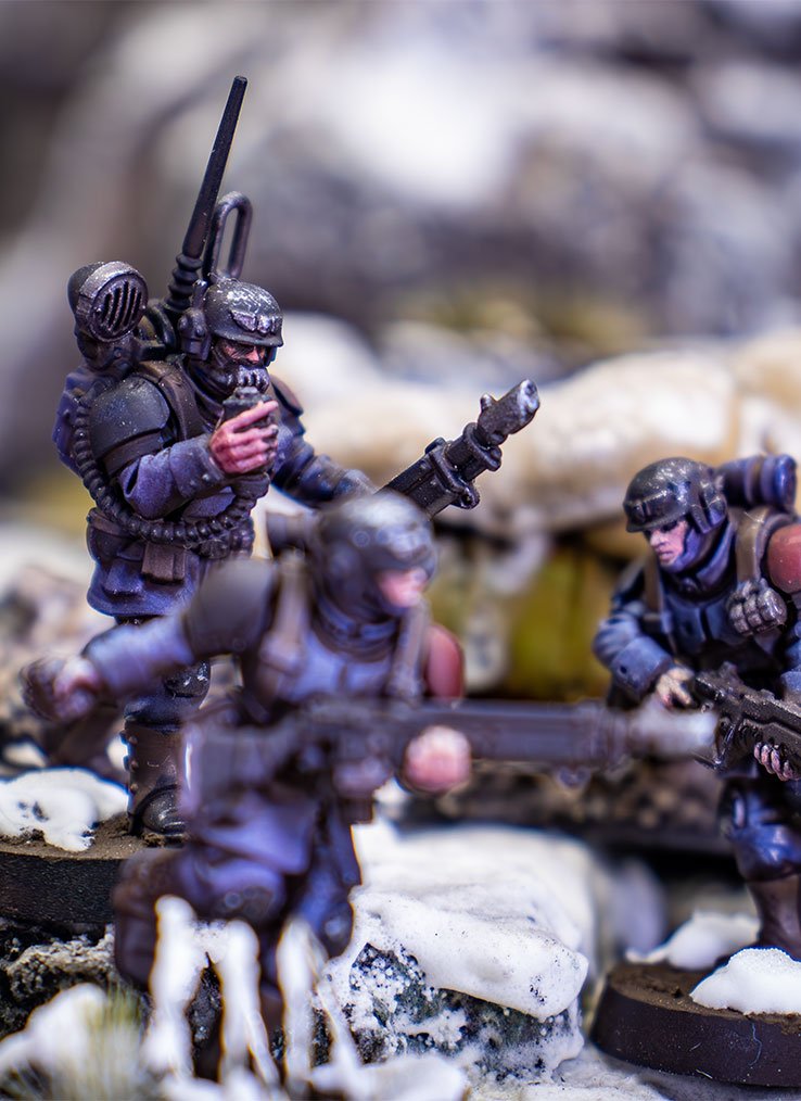 Cadian Shock Troops, Game level