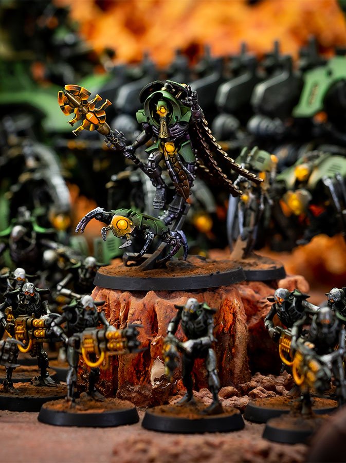 Dark Green Necrons color scheme