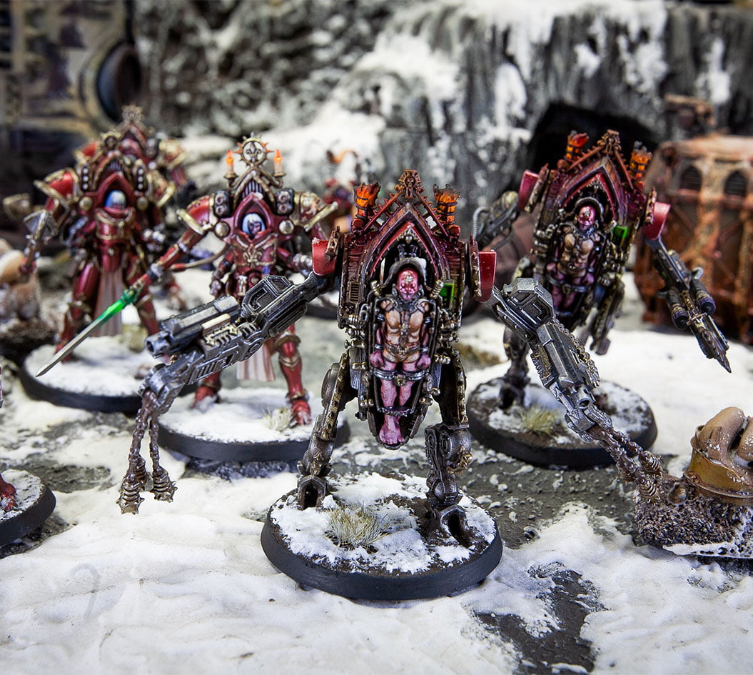 Metallic Red Sororitas Color and paint schemes